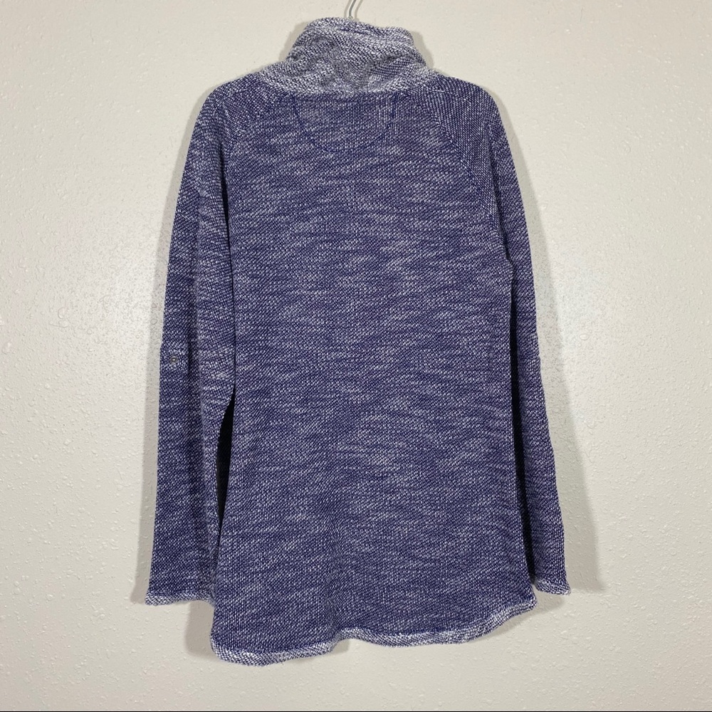 Kensie Cowl Neck Sweatshirt Kangaroo pocket S. High Low Cowl Neck Sweate… - Picture 6 of 7